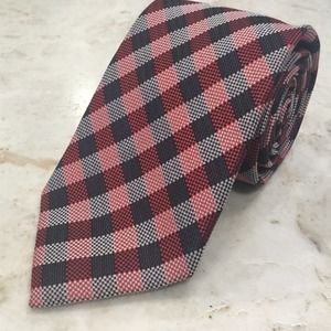 THE COLSWOLD COLLECTION BY J.S. BLANK SILK PLAID TIE